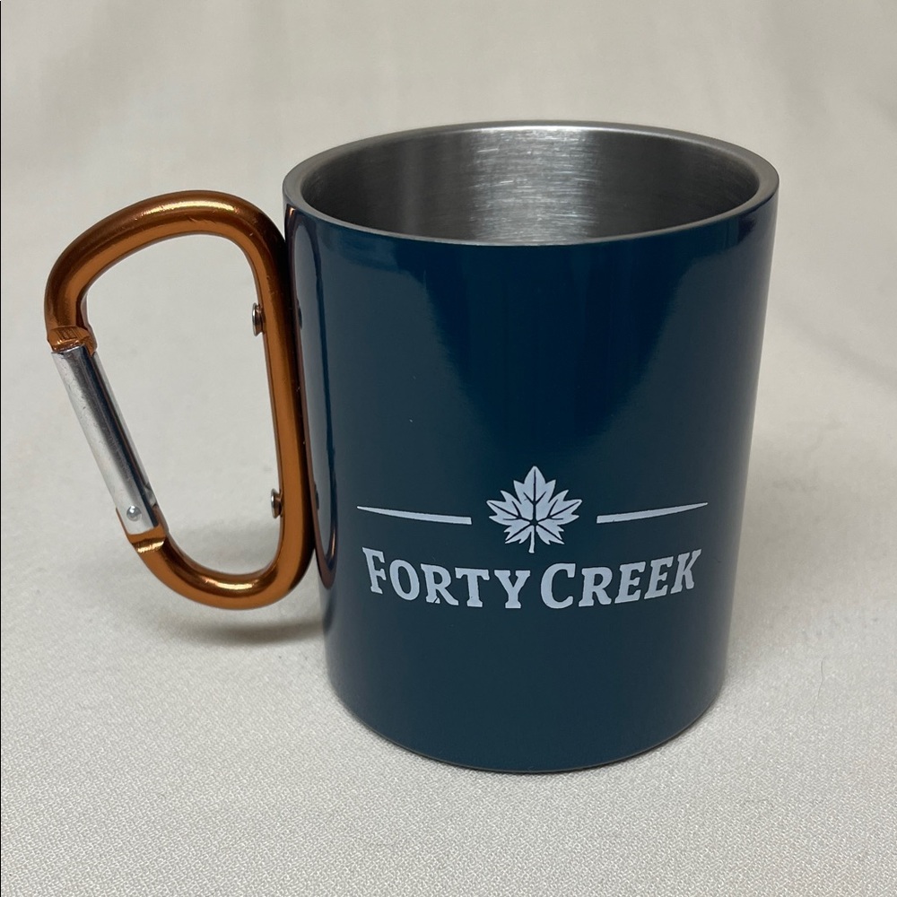 Forty Creek Blue Carabiner Mug 🇨🇦